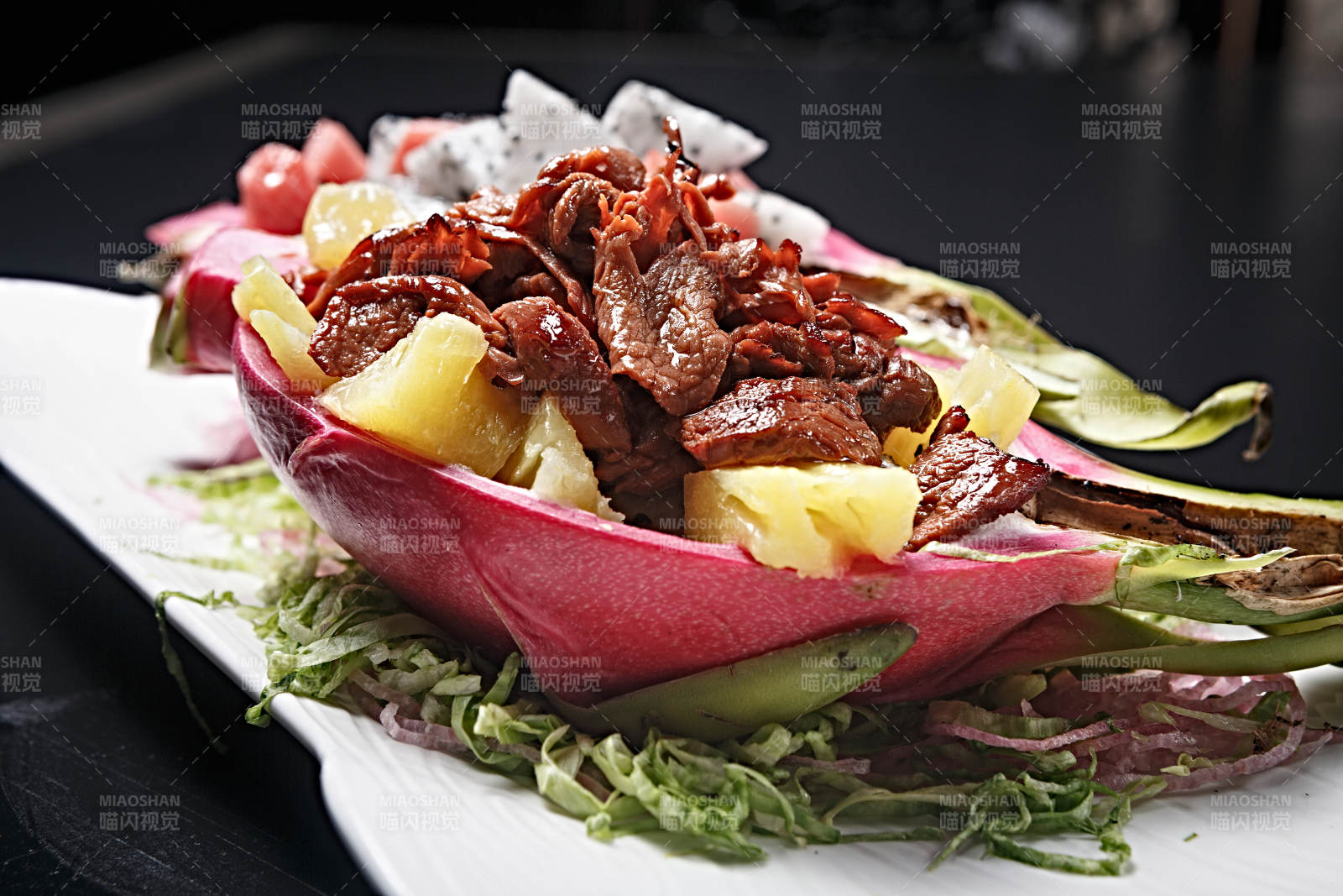 火龙果牛里脊图片