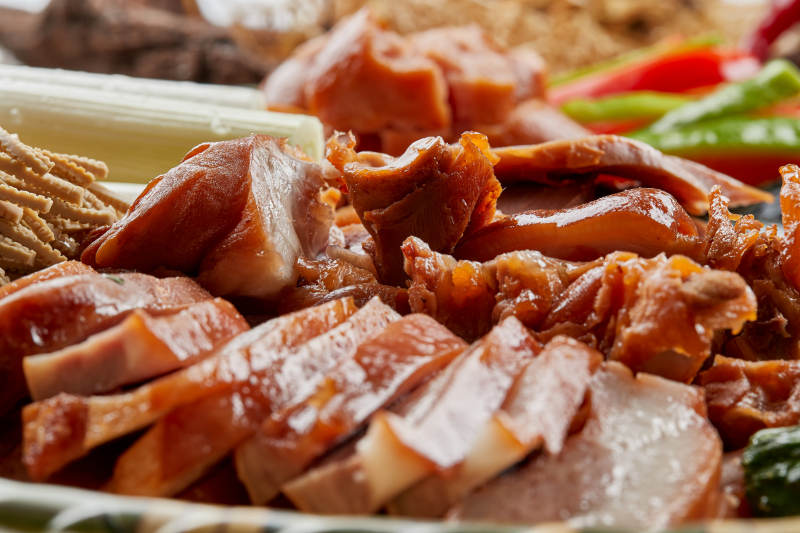 竹制笸箩装的农家大丰收图片