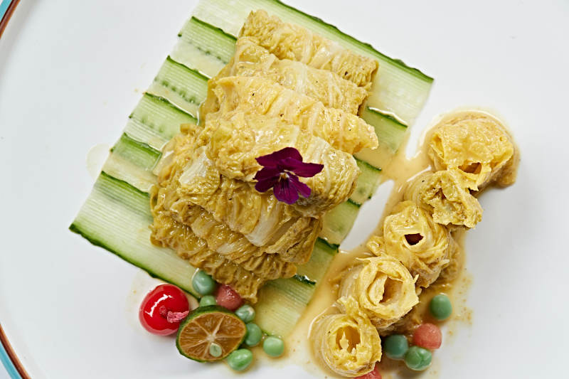 京味娃娃菜腌芥末墩图片