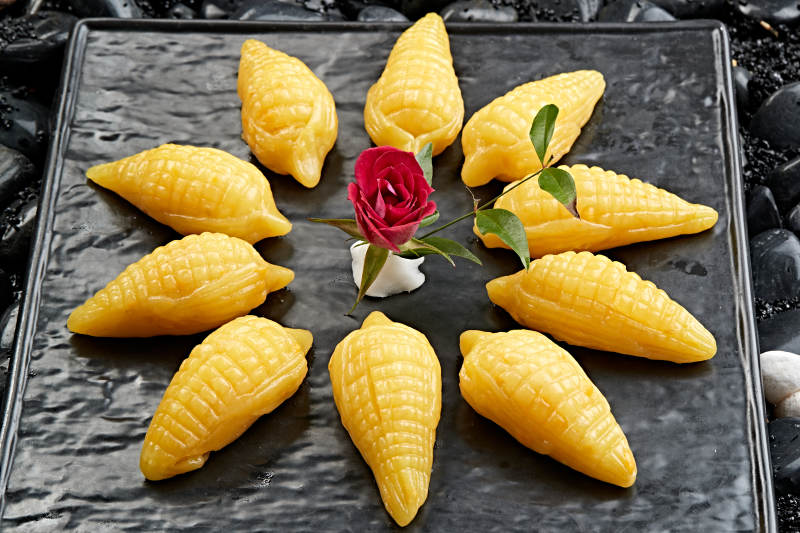 糯米玉米奶油糕图片