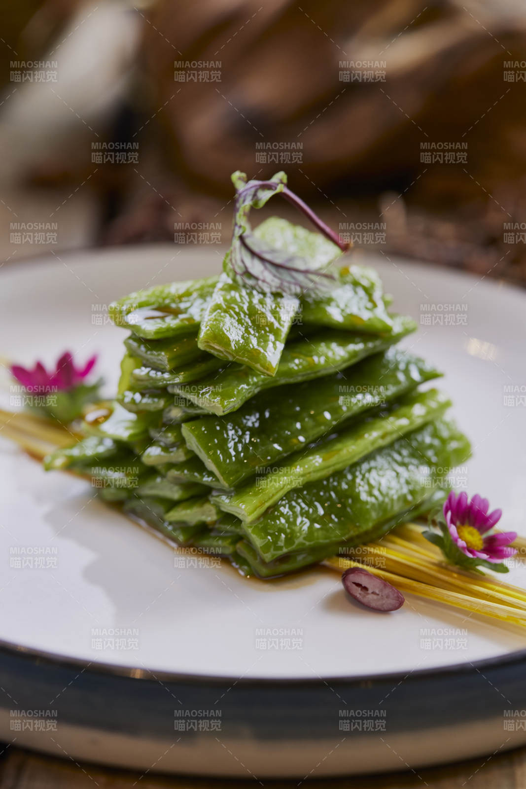 清炒刀豆宽豆角图片