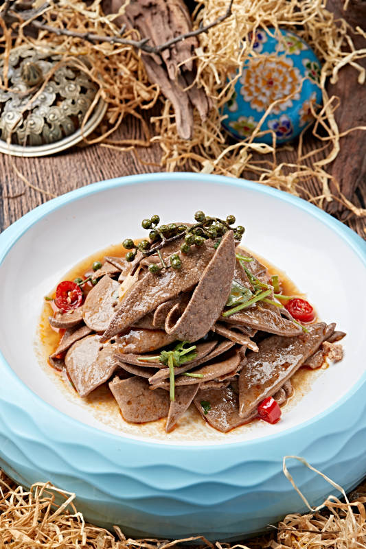 椒麻湘味熘肝尖图片