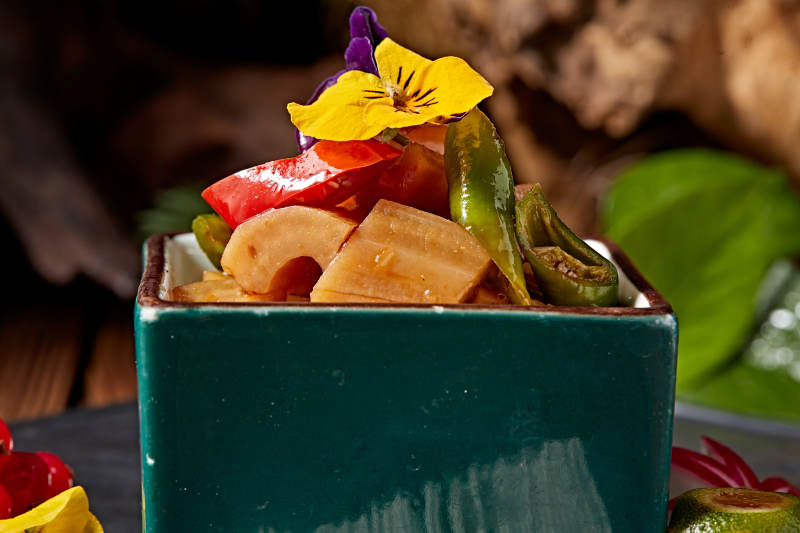 小菜凉菜酸辣藕块图片