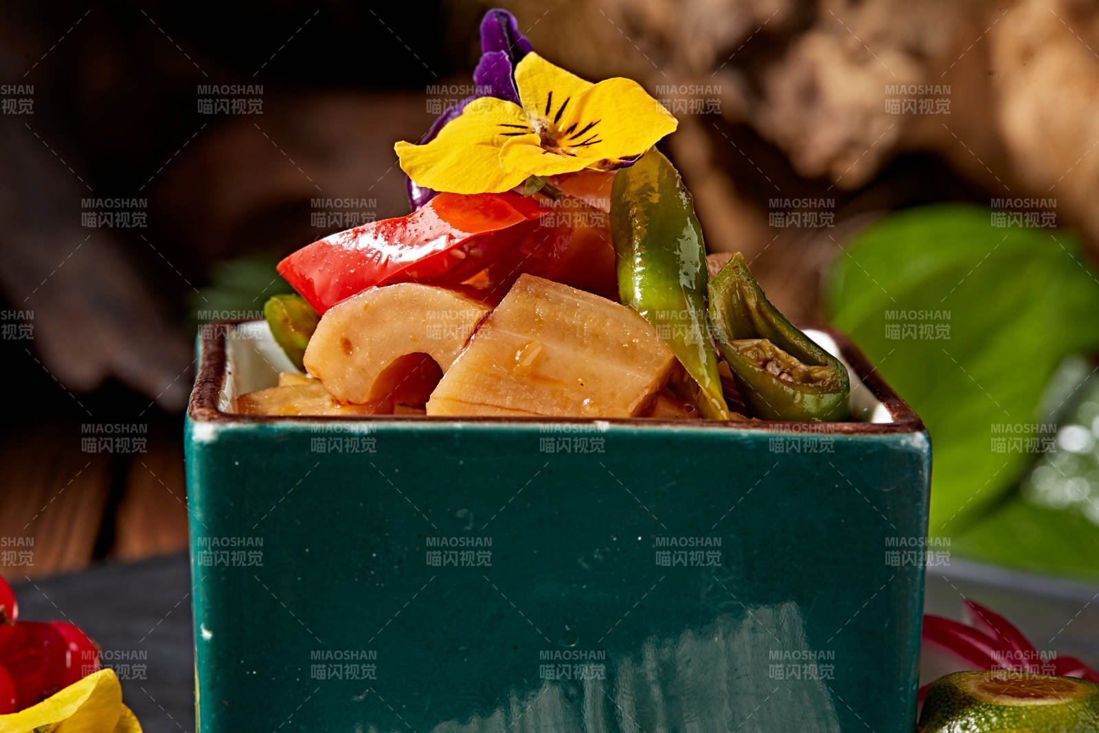 小菜凉菜酸辣藕块图片