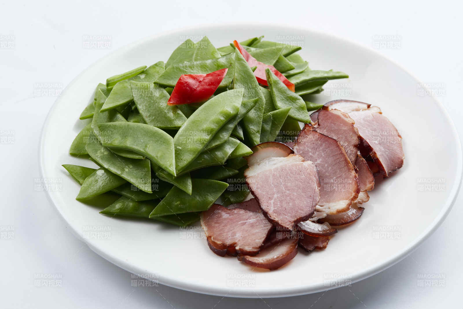 半成品食材腊肉荷兰豆配料图片