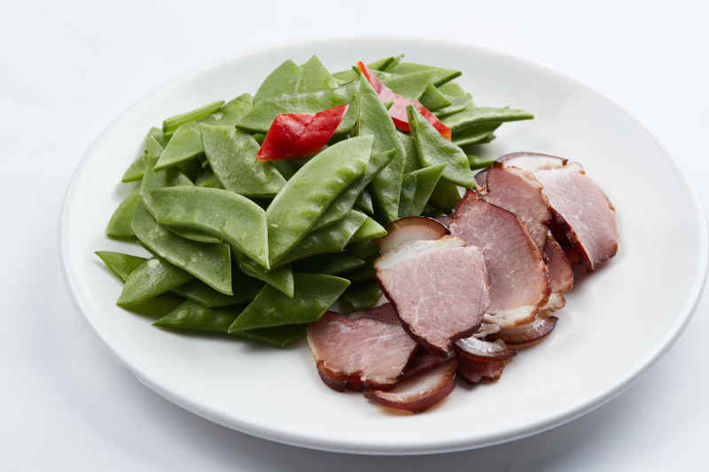 半成品食材腊肉荷兰豆配料图片