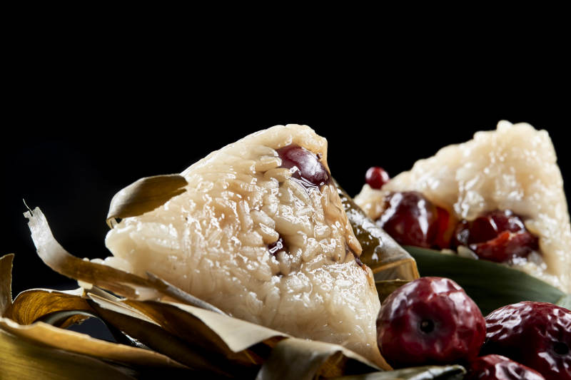 端午节的粽子和原材料图片