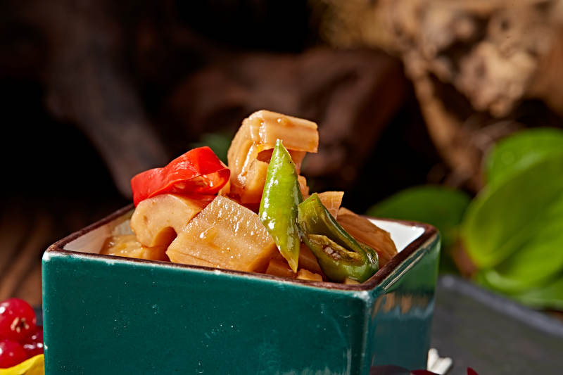 小菜凉菜酸辣藕块图片