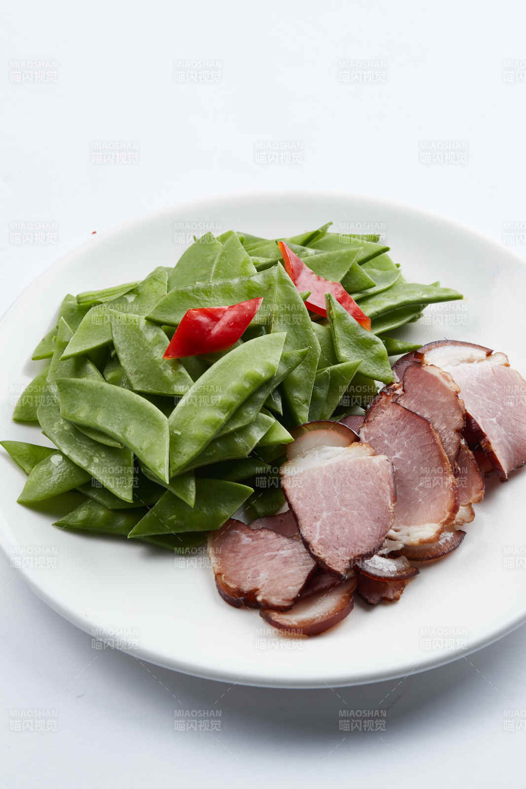 半成品食材腊肉荷兰豆配料图片