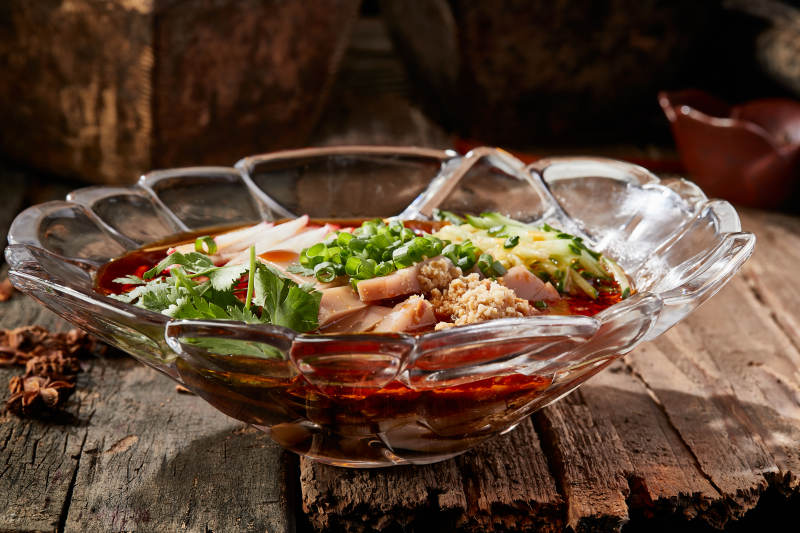 红油大同黑凉粉图片