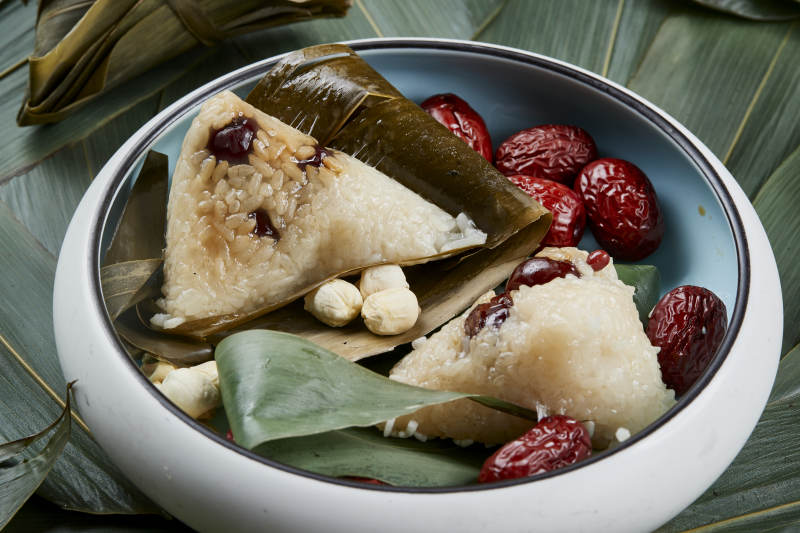 端午节的粽子和原材料图片