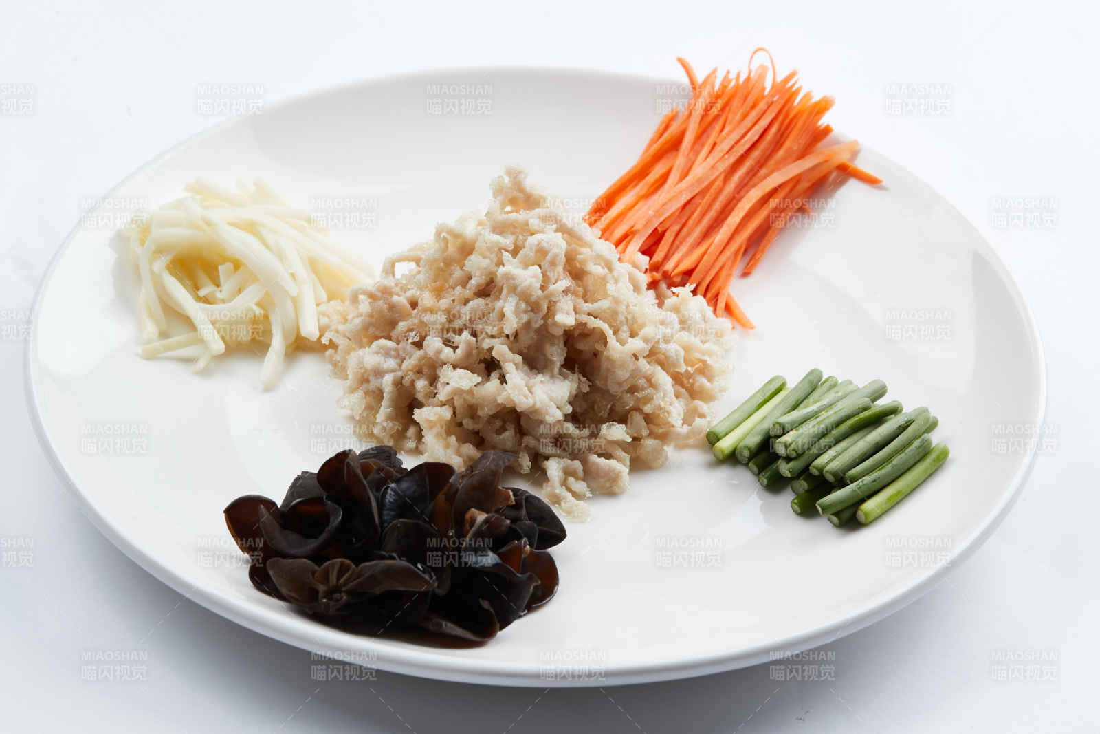 半成品菜鱼香肉丝配料图片