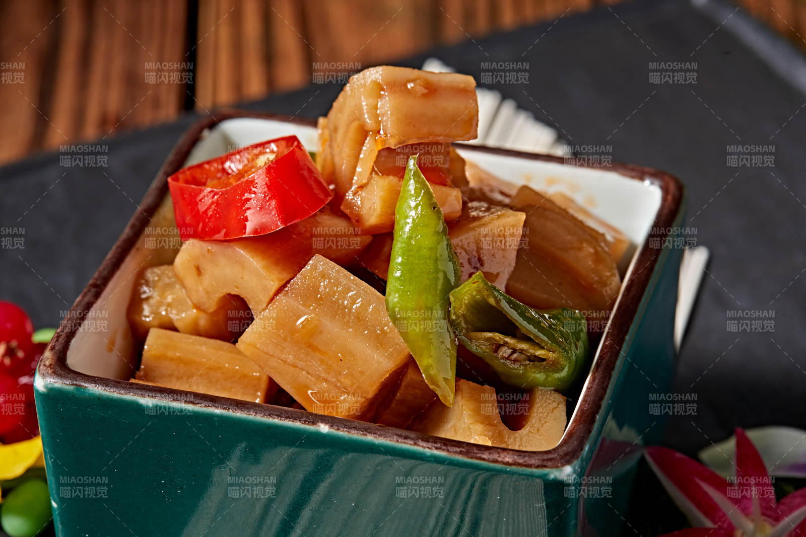 小菜凉菜酸辣藕块图片