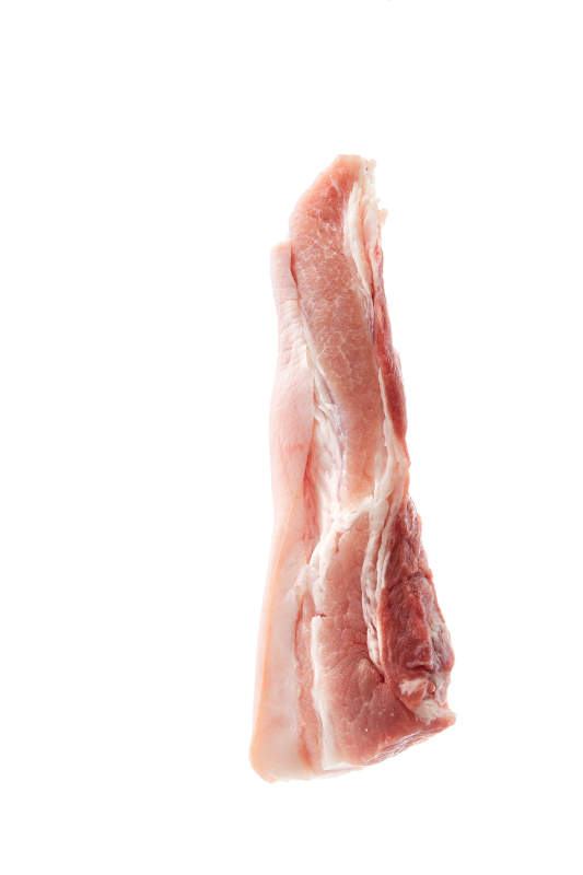 检疫合格的屠宰生鲜猪肉图片