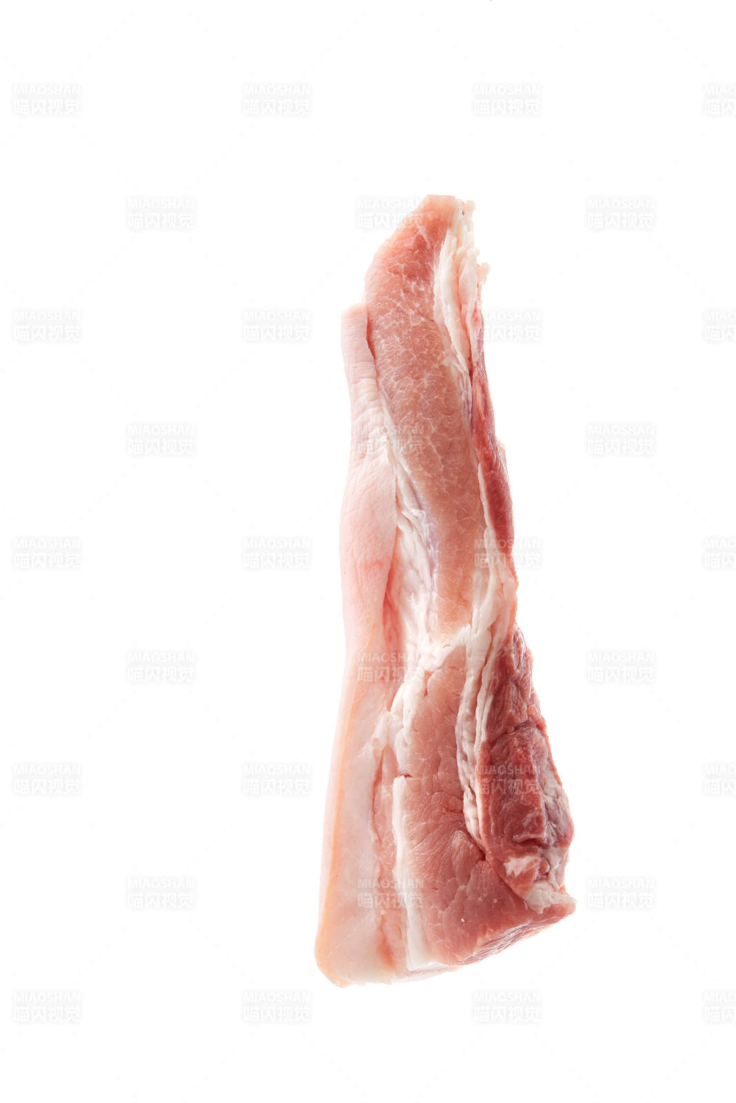 检疫合格的屠宰生鲜猪肉图片