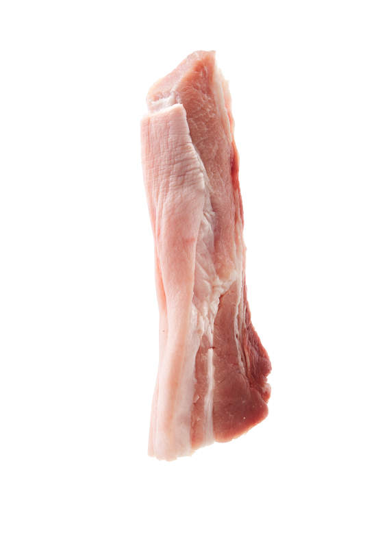 检疫合格的屠宰生鲜猪肉图片