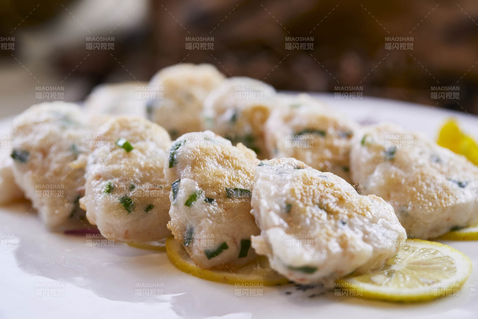 风味香煎虾饼图片