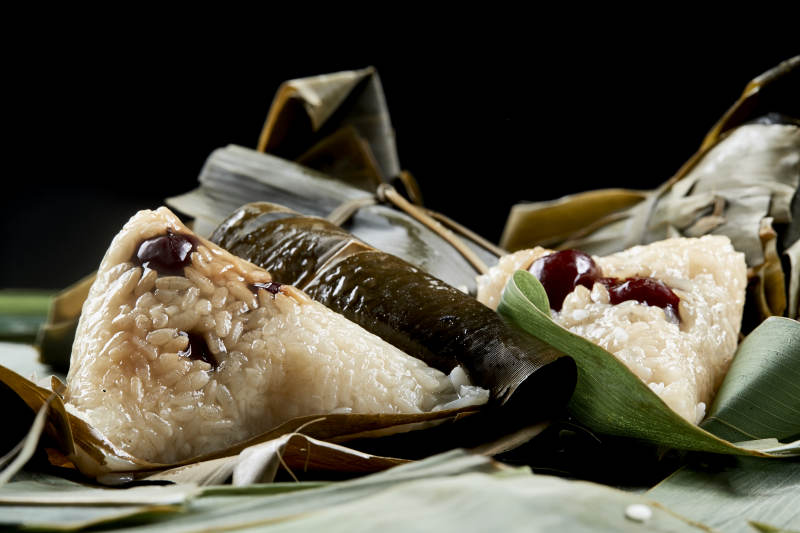 端午节的粽子和原材料图片