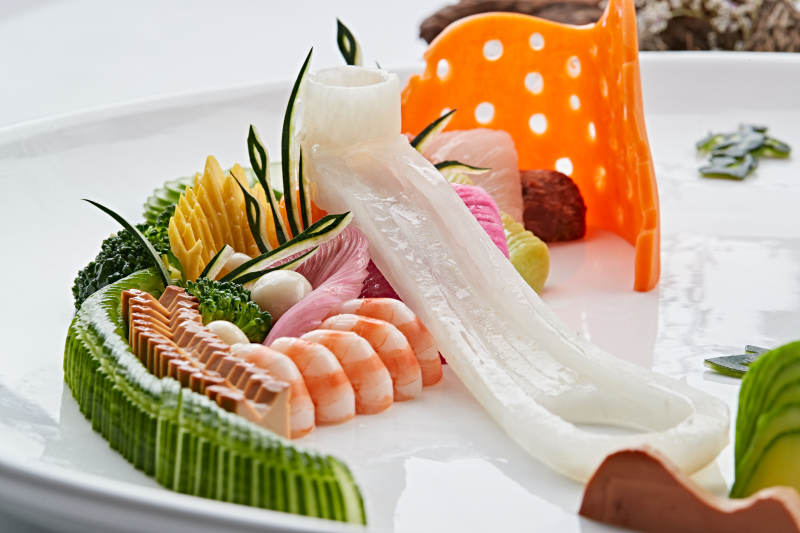 制作精美的艺术凉菜图片