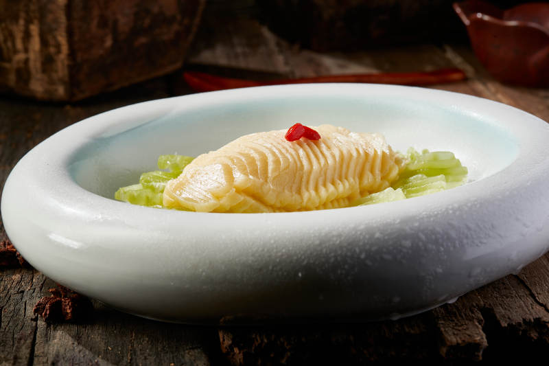 凉拌素鲍鱼图片