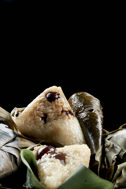 端午节的粽子和原材料图片