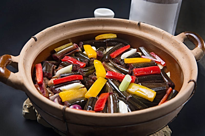 潮州生啫蒜香黄鳝煲图片