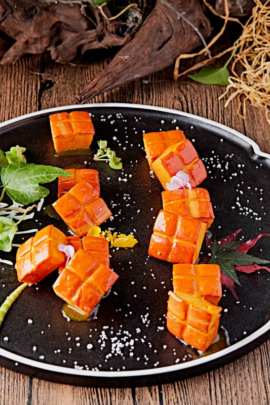 蜂蜜焗南瓜图片