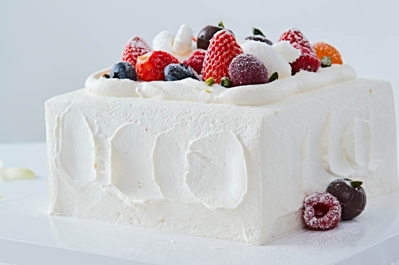 鲜水果奶油多层夹心蛋糕图片