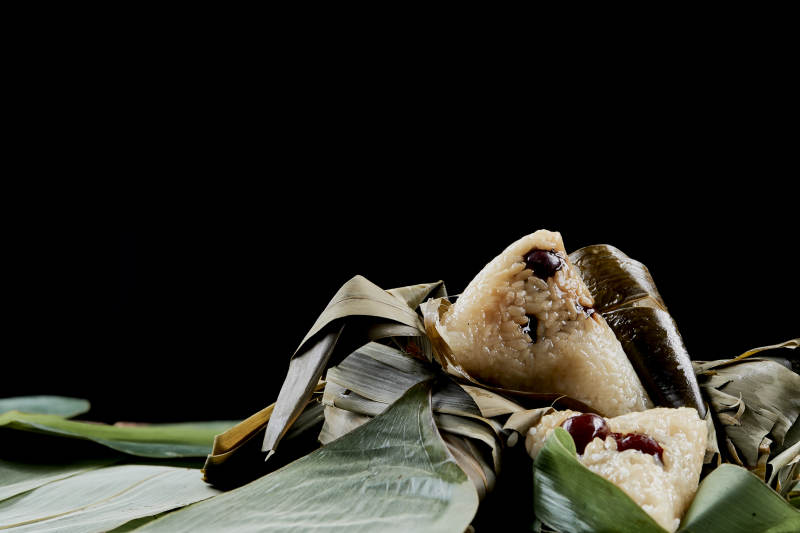 端午节的粽子和原材料图片