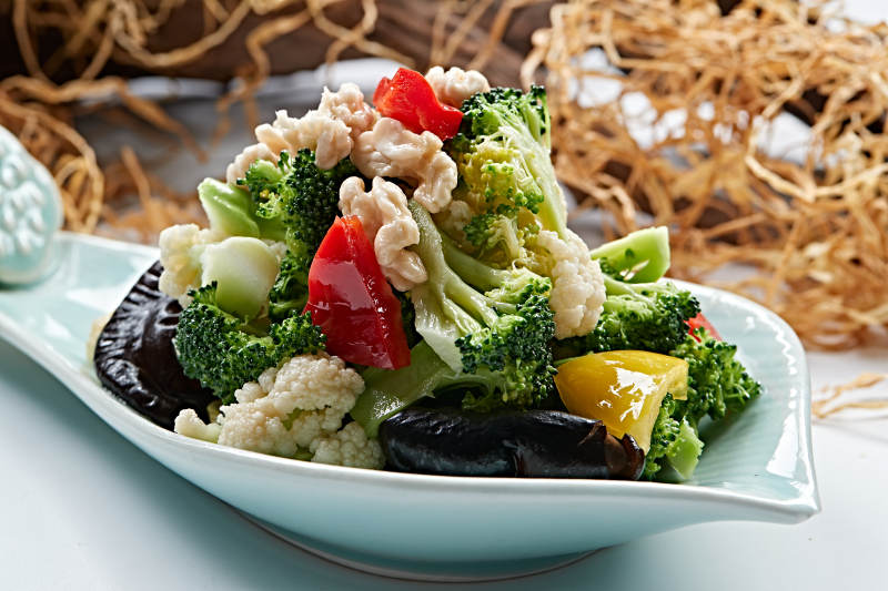 卤汁煮素菜图片