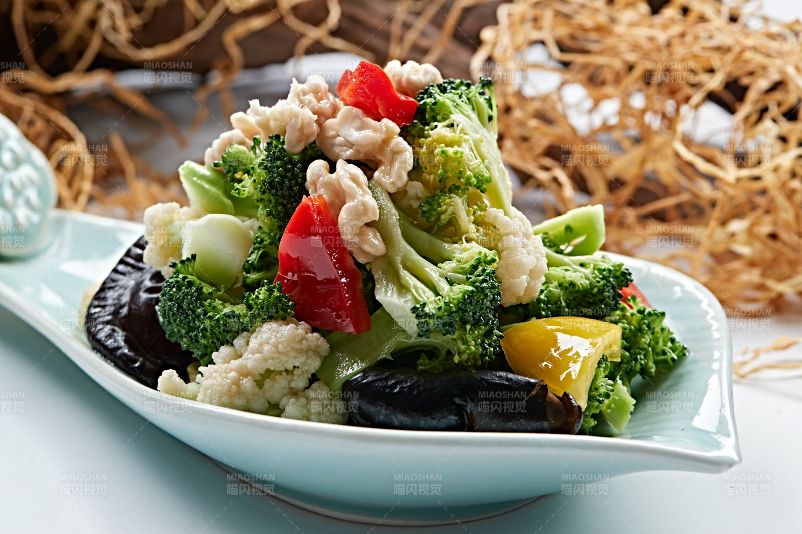 卤汁煮素菜图片