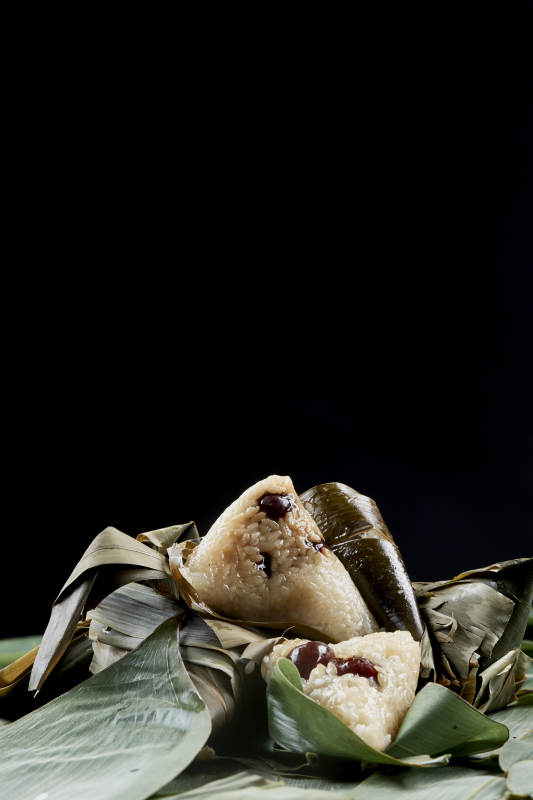 端午节的粽子和原材料图片