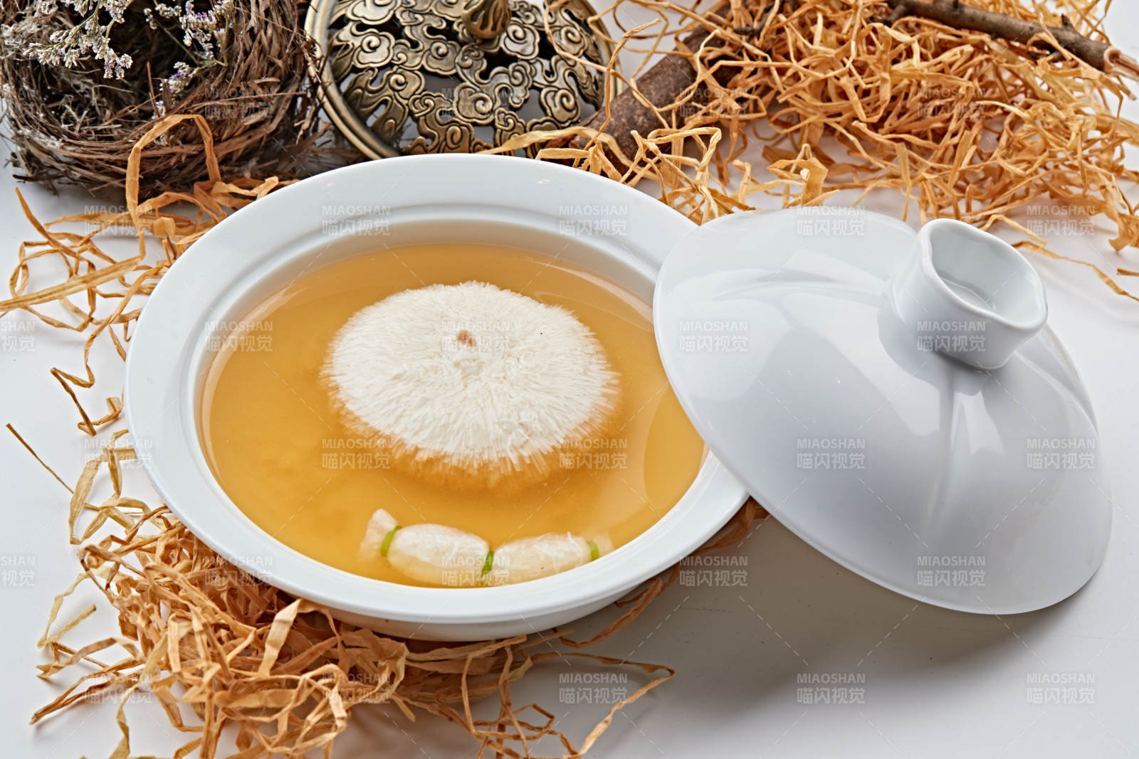 一品上汤炖文菊豆腐图片