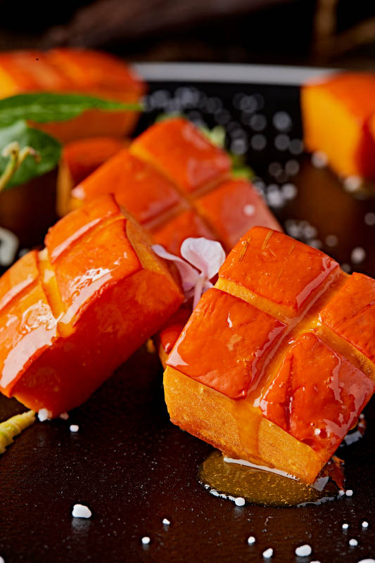 蜂蜜焗南瓜图片