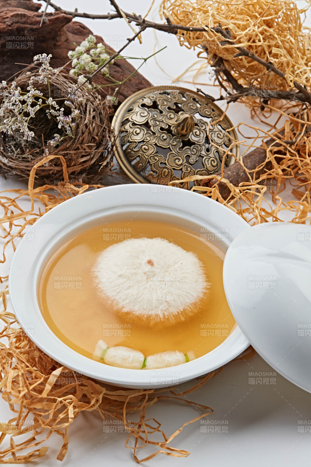 一品上汤炖文菊豆腐图片