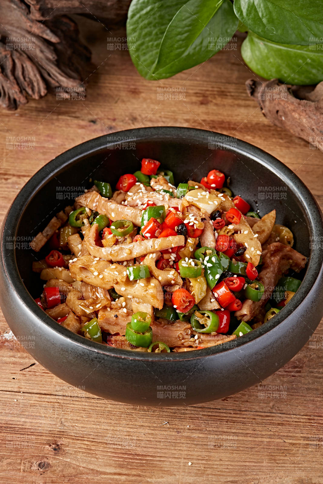 湘味辣炒肥肠藕片图片