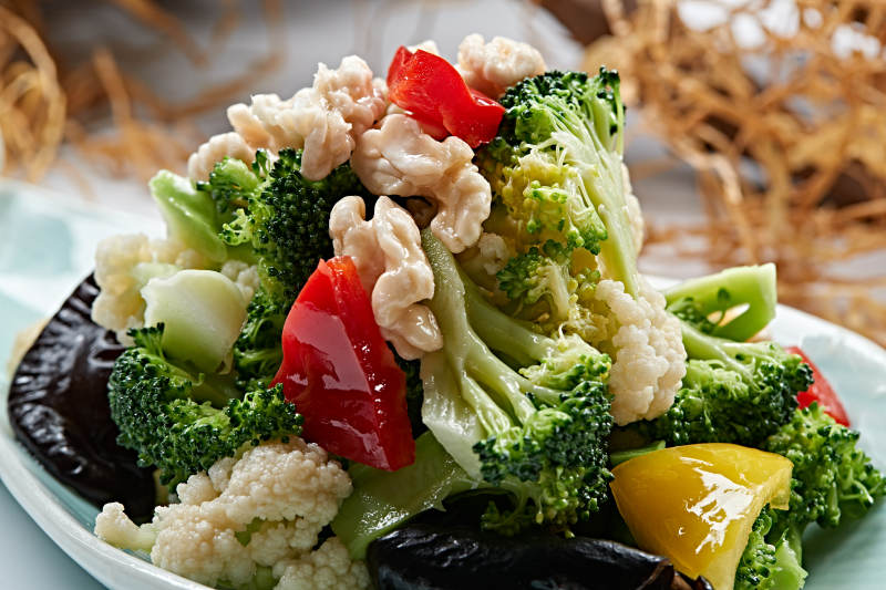 卤汁煮素菜图片