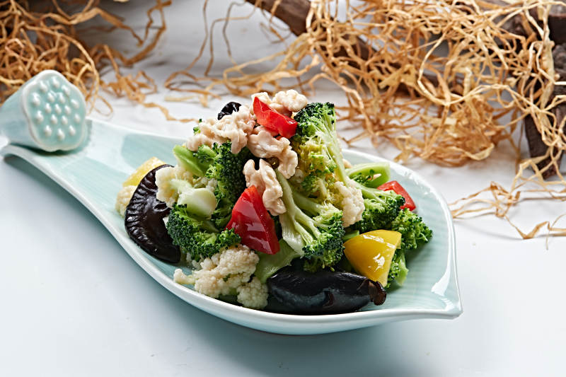 卤汁煮素菜图片