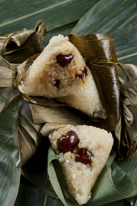 端午节的粽子和原材料图片