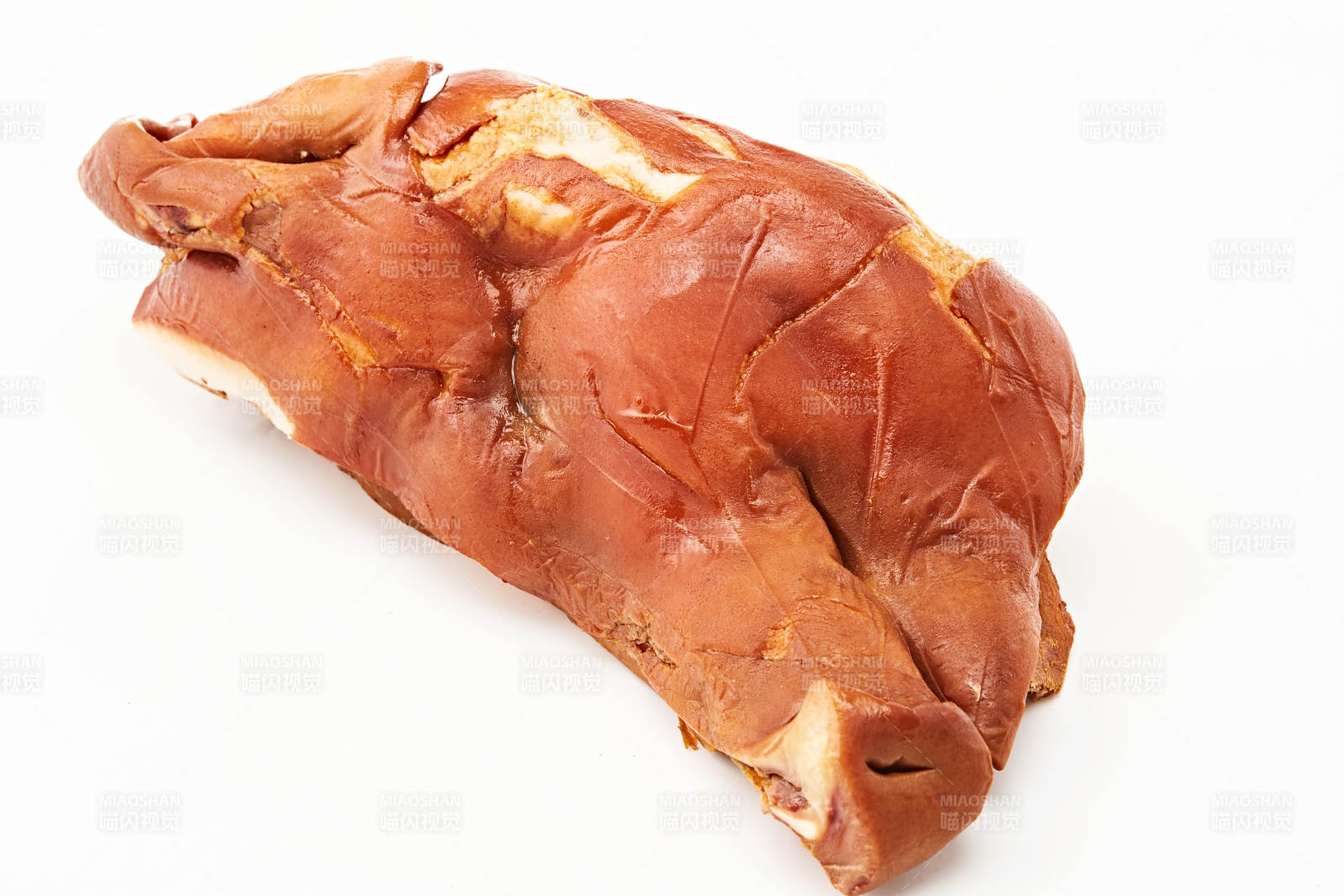 传统熟食美食熏酱卤猪头图片