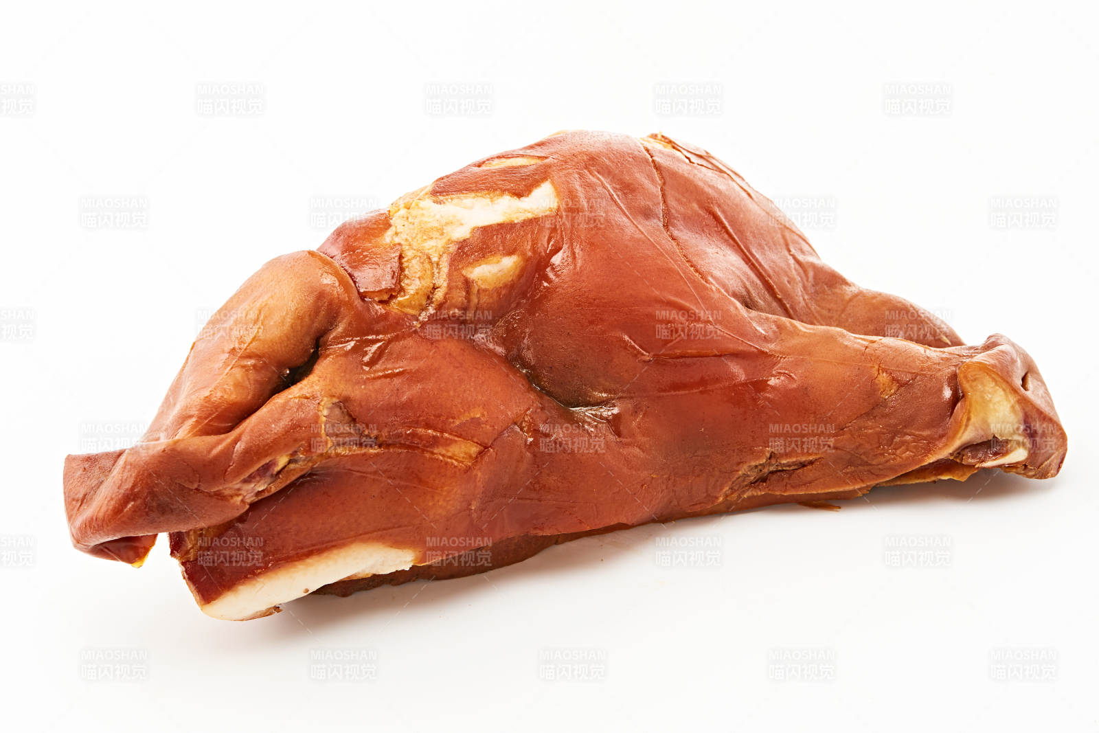 传统熟食美食熏酱卤猪头图片