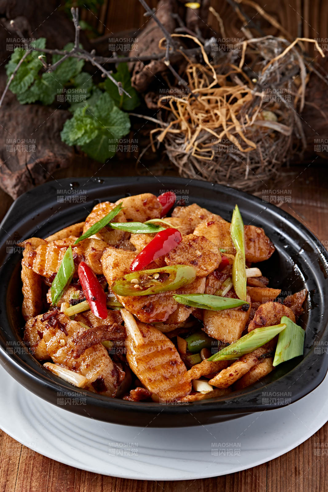 湘味辣椒干锅土豆片图片