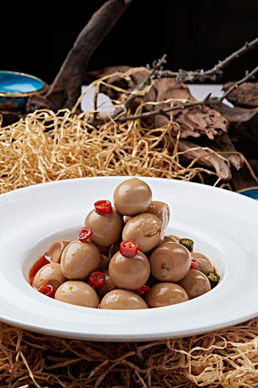 米椒香辣卤味鹌鹑蛋图片