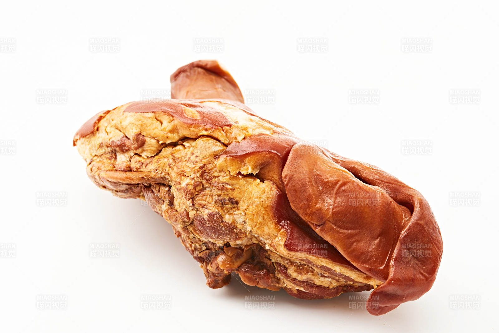 传统熟食美食熏酱卤猪头图片