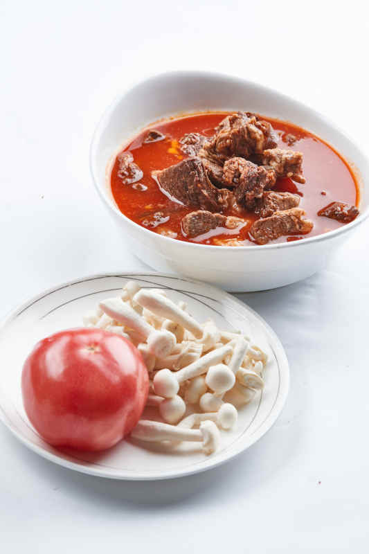 半成品食材西红柿炖牛腩配料图片