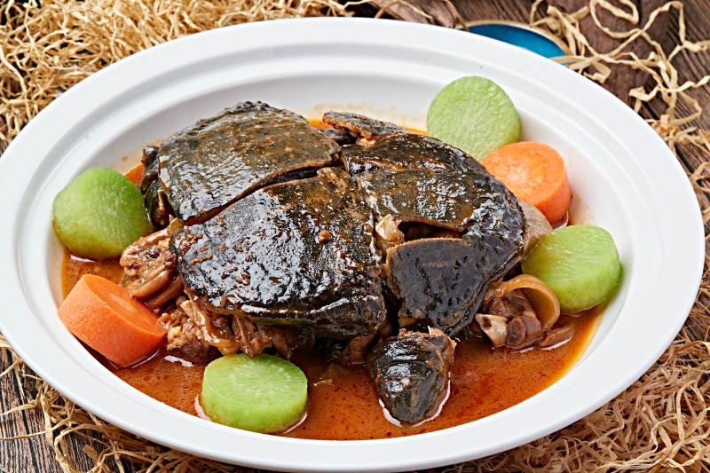 浓汤炖甲鱼图片