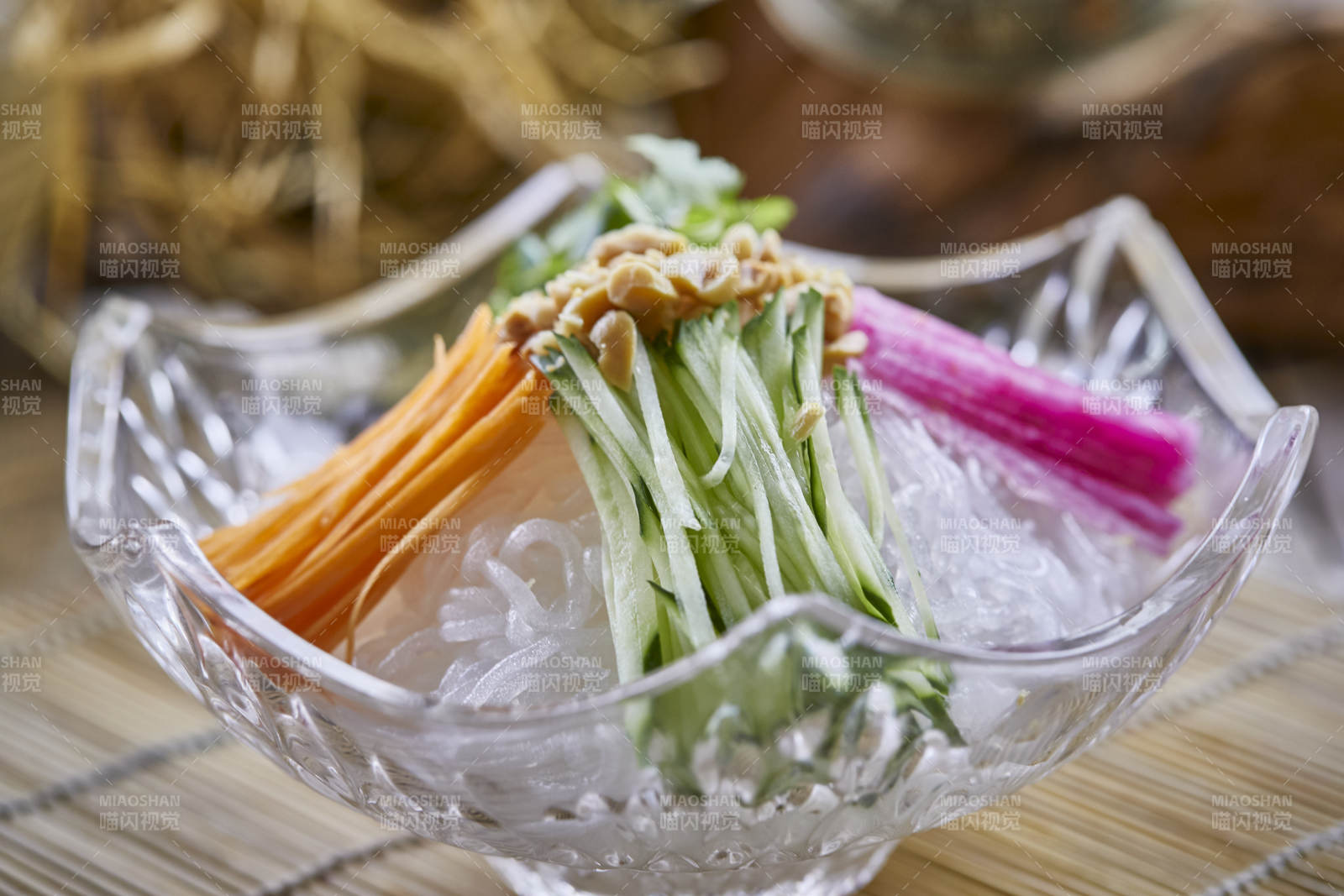 浇汁时蔬魔芋丝图片