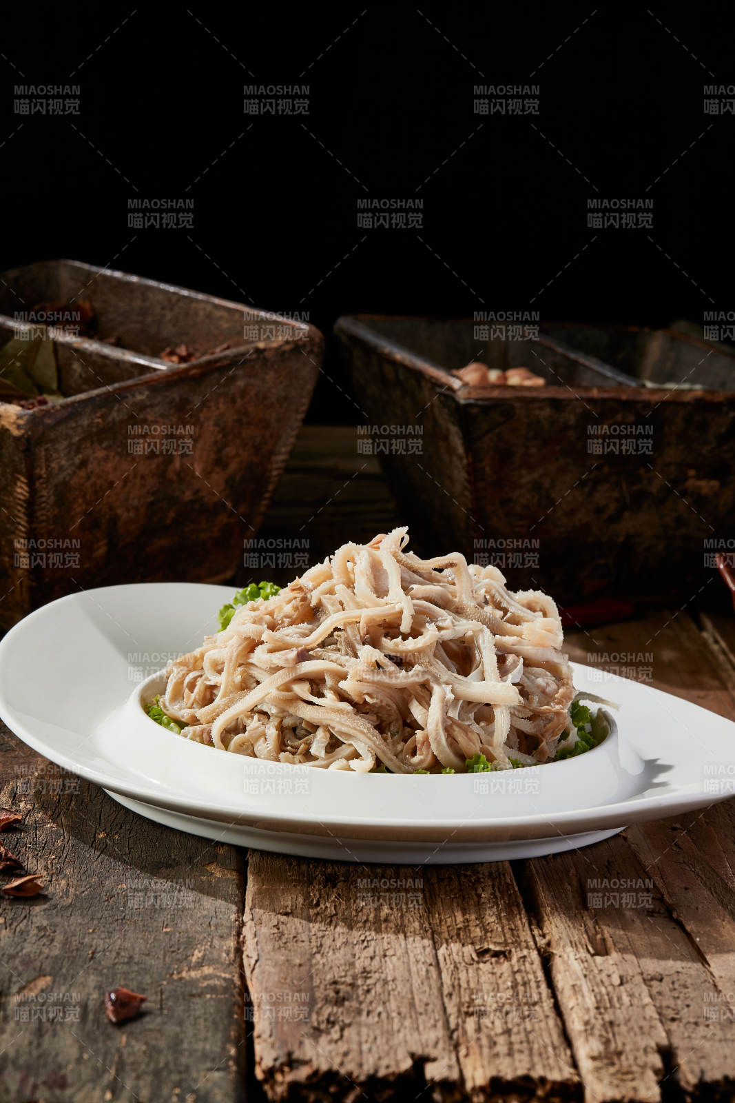 美味凉拌爆肚图片