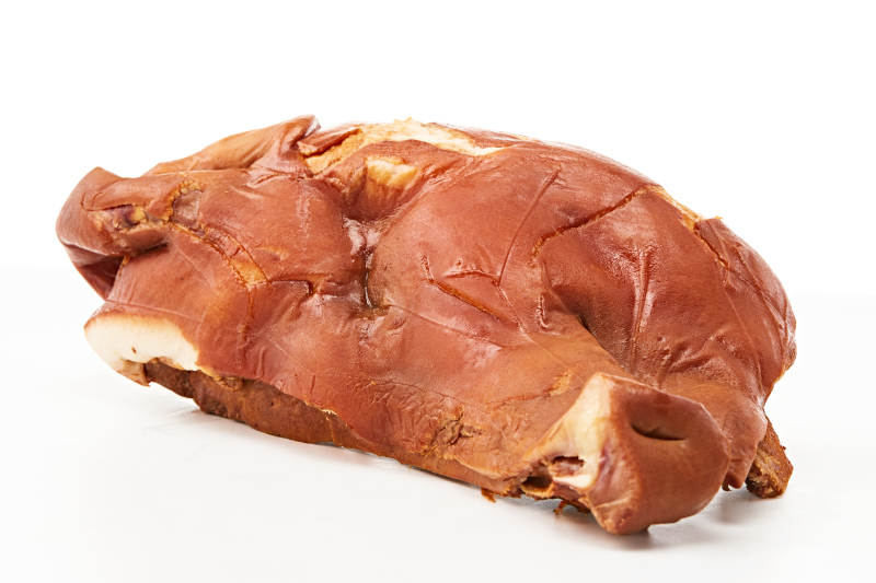 传统熟食美食熏酱卤猪头图片