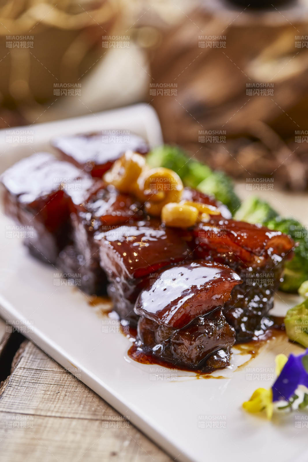 改版收汁东坡肉图片